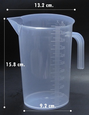 Beaker พลาสติก 1 L.